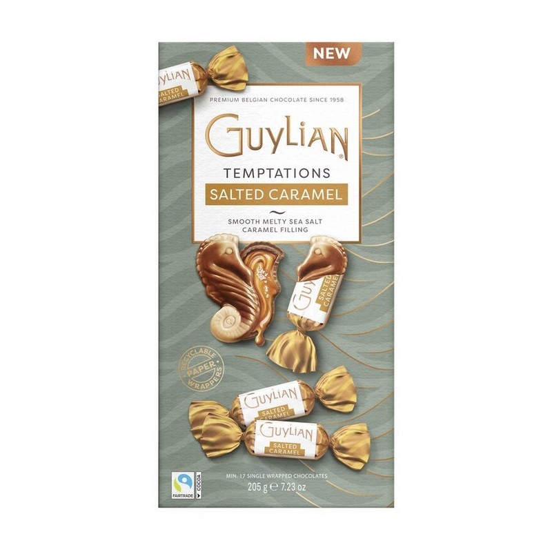 Guylian Chocolat Fruits de mer au Caramel salé 205 g