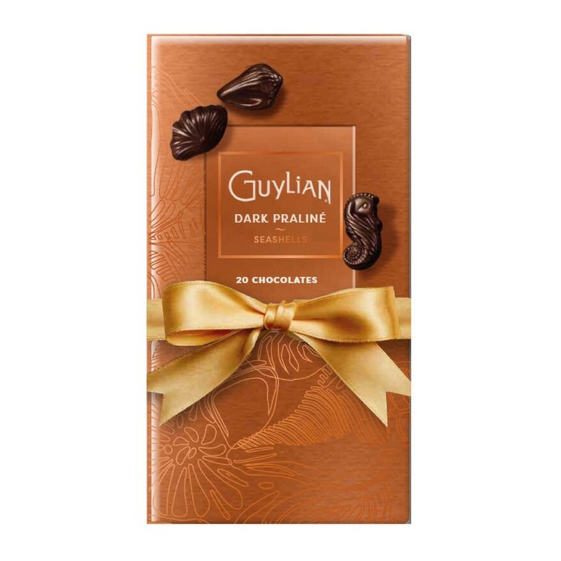 Guylian Fins Chocolat noir praliné intense 225 g
