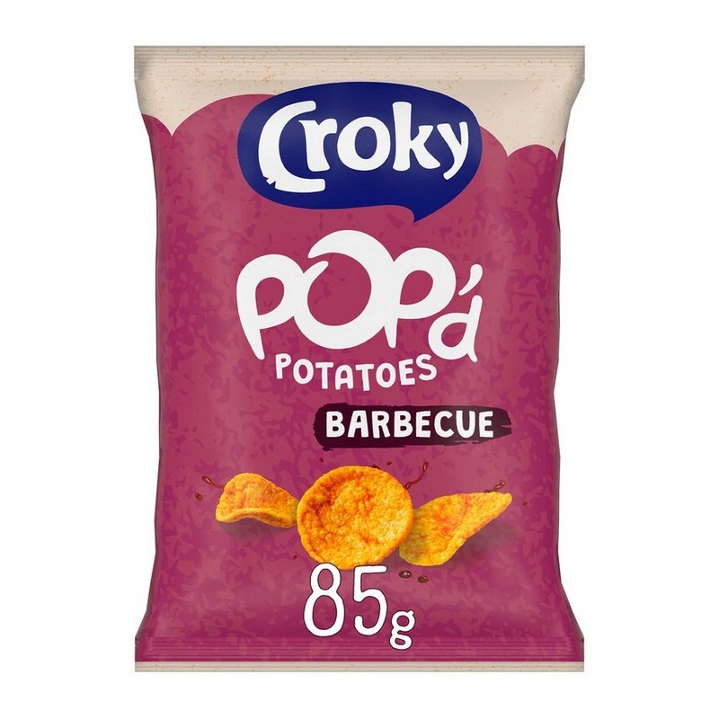 Croky Puffed Barbecue Chips 85 gr