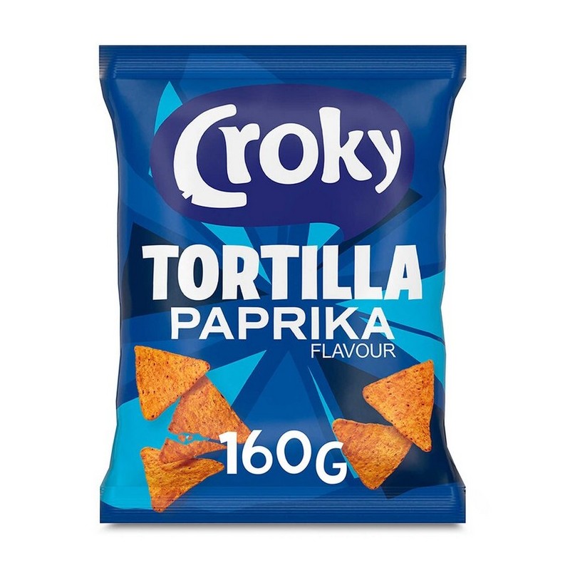 Croky Tortilla Chips Paprika 160 gr