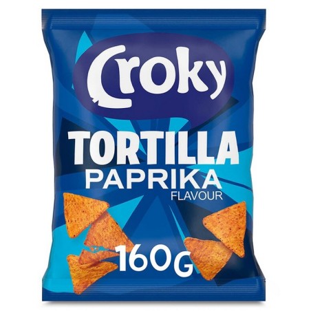 Croky Tortilla Chips Paprika 160 gr