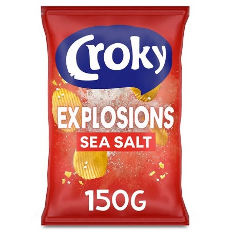 CROKY Chips Explosion Sea Salt 150 gr