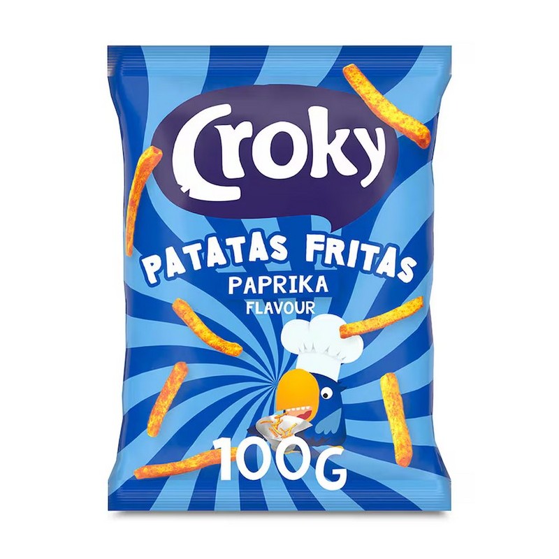 Croky Chips Patatas Fritas Paprika 100 gr