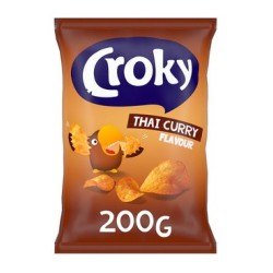 CROKY Chips Thai Curry 200 gr