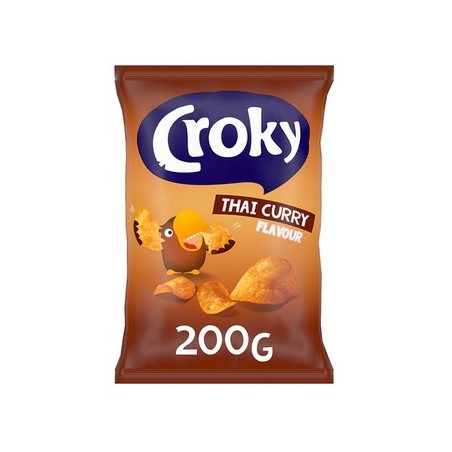 CROKY Chips Thai Curry 200 gr