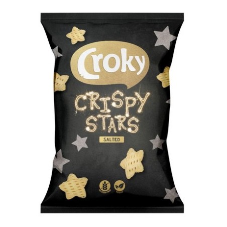 CROKY Crispy Stars Salted 100 gr