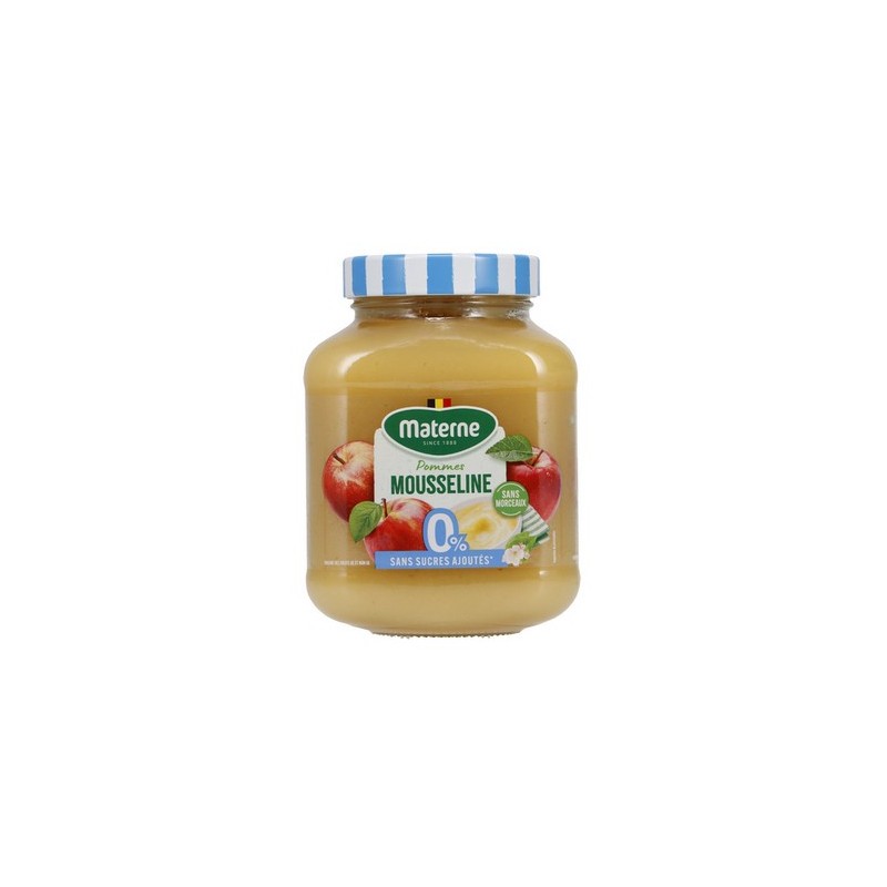 Materne Apple Mousseline 0% Sugar 580g