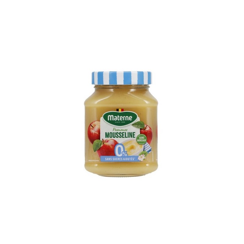 Materne Apple Mousseline 0% Sugar 360g