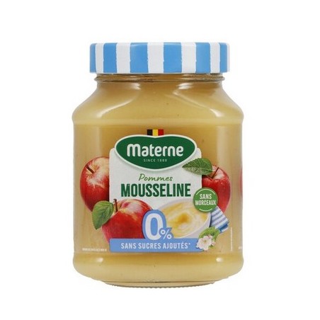 Materne Apple Mousseline 0% Sugar 360g