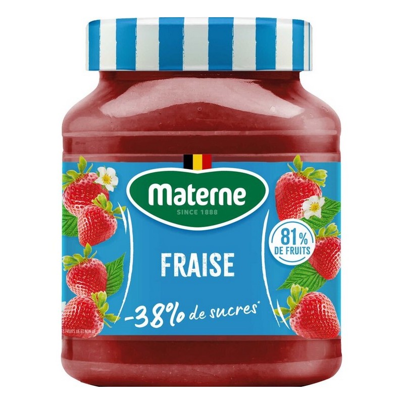 Materne Light Fruit Spread Strawberries 335g