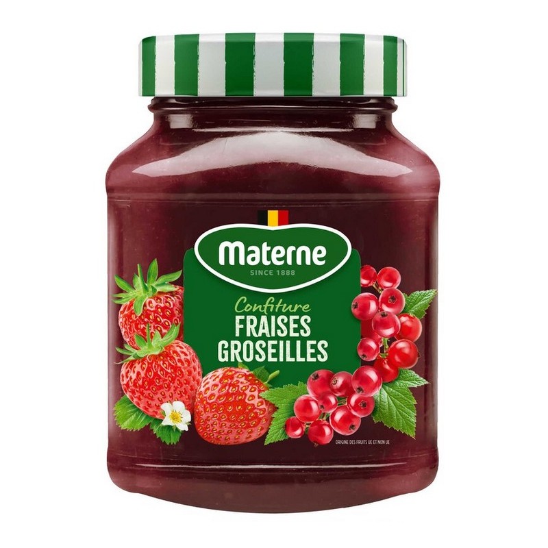 Materne Fraises Groseilles Rouges 450 gr