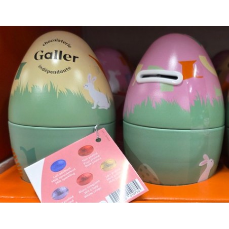 Galler Oeuf Métal Tirelire 135 gr