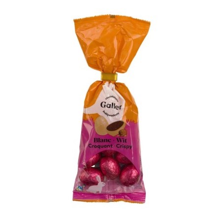 Galler Œufs Chocolat Blanc Croquant 99 g