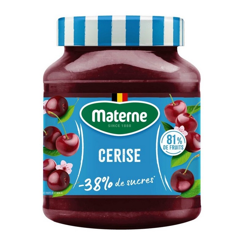 Materne Light Fruit Spread Cherry 335 gr