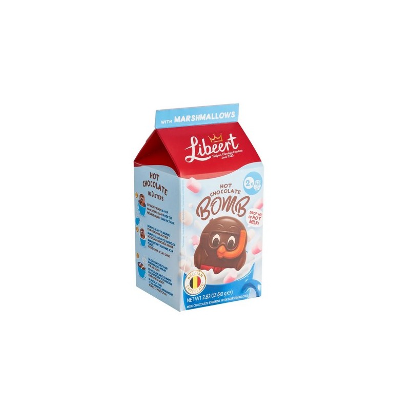 Libeert Hot Chocolate Milk Bomb with Marshmallows 80g