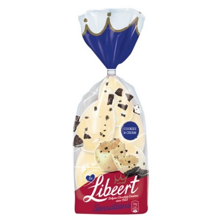 Libeert Sachet Egg White Cookies & Cream 150g
