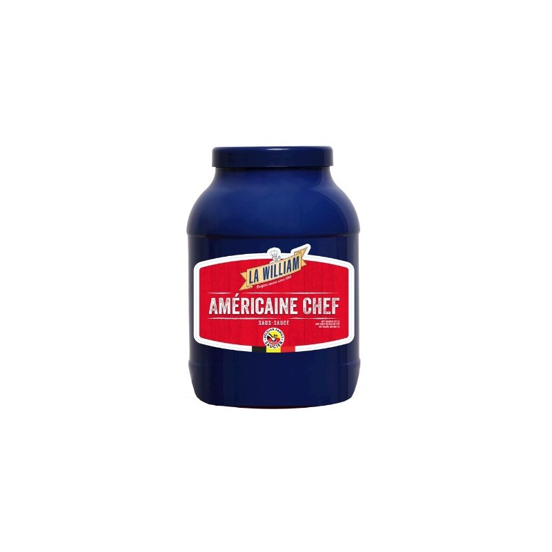 La William sauce Américaine Chef 3 L PET