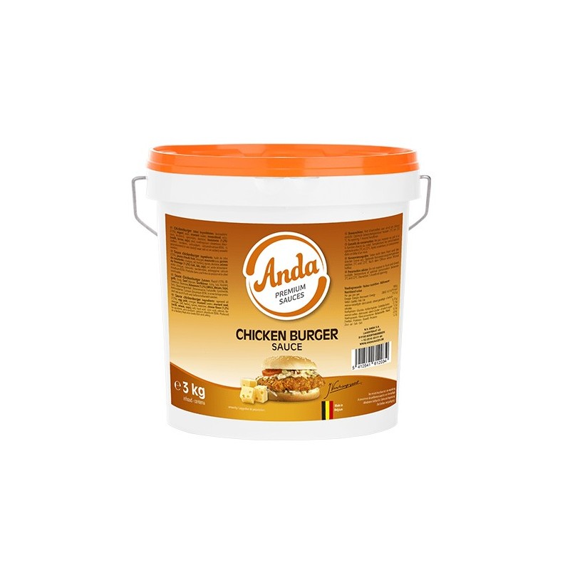 Anda Sauce Chicken Burger 3 L
