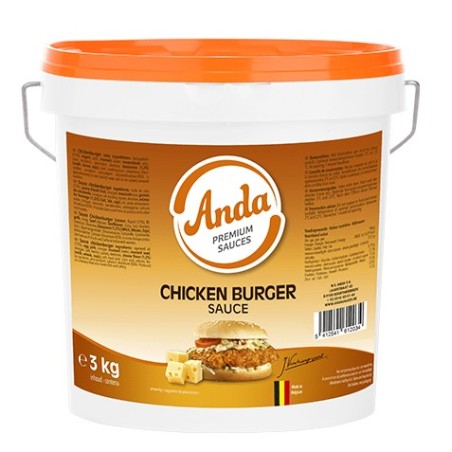 Anda Sauce Chicken Burger 3 L