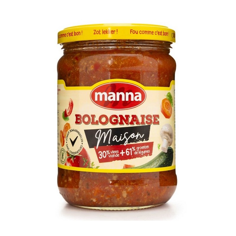 Manna Sauce Bolognaise Maison 500 gr