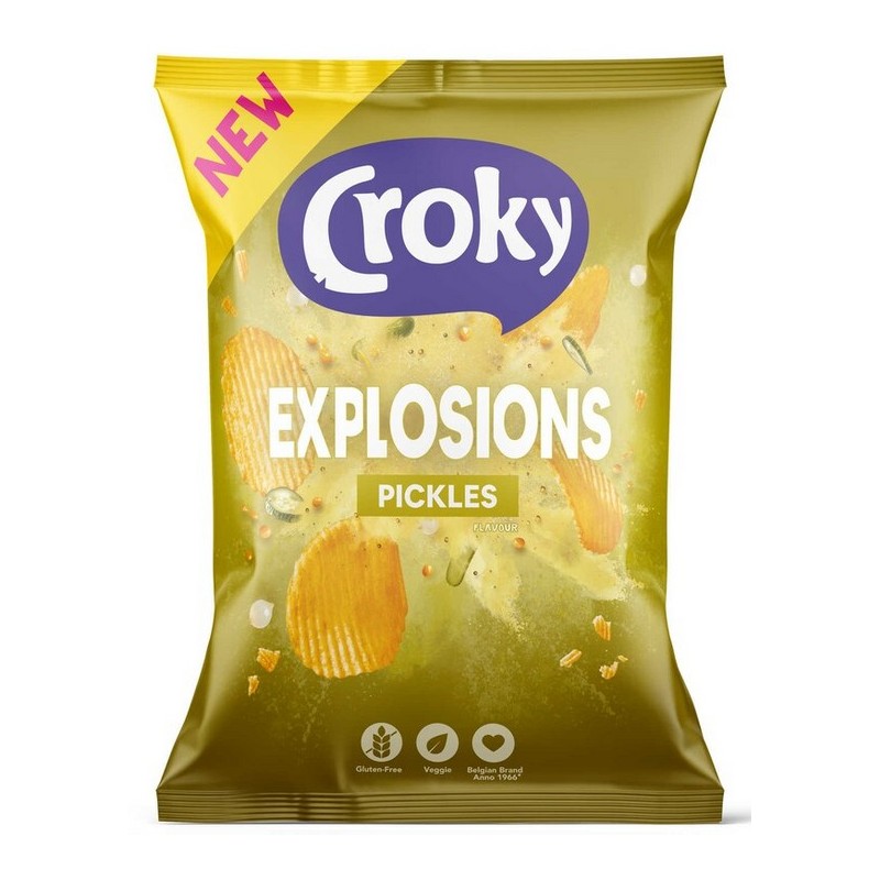 CROKY Chips Explosions Pickles 150 gr