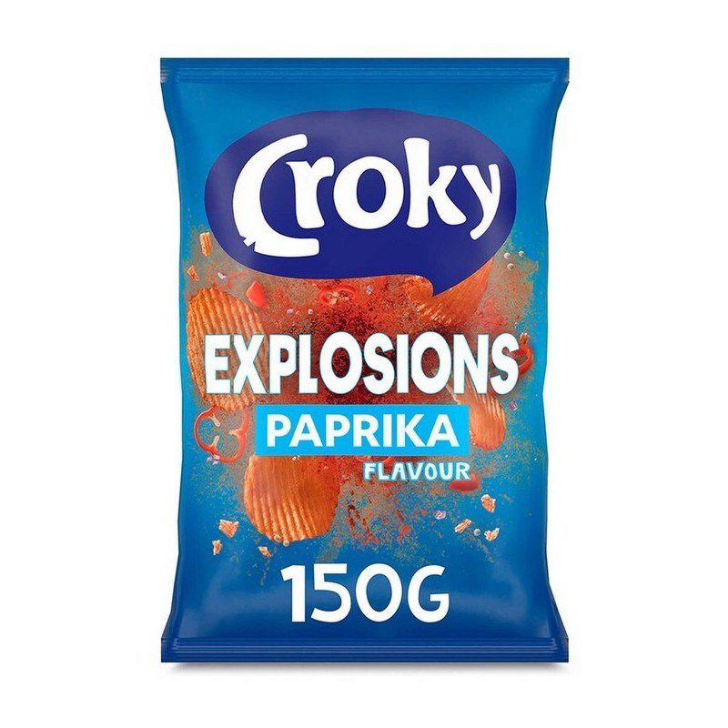 CROKY Chips Explosions Paprika 150 gr