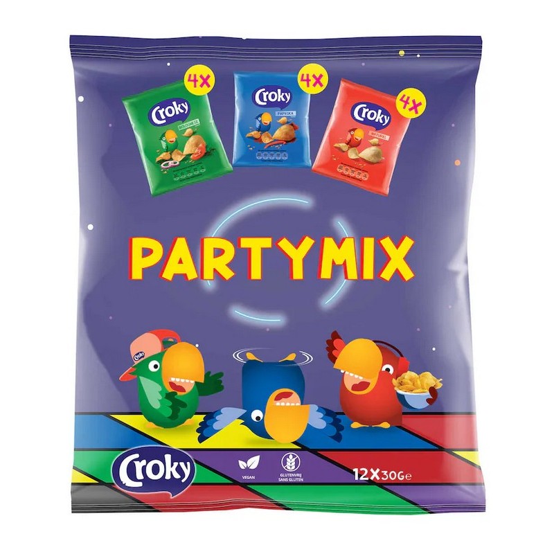 Croky Chips Party Mix 12x30 gr