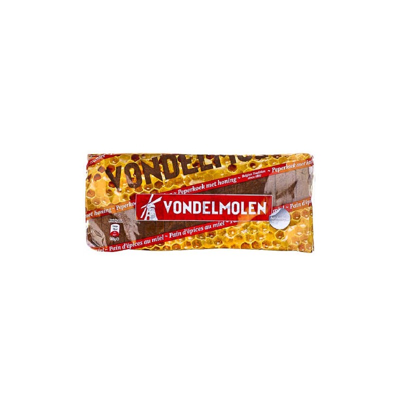 Vondelmolen pain d'épices au miel 500 gr